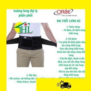 Đai thắt lưng ORBE H2