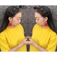 Dải tóc tết bím cách điệu