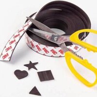 [Dải từ tính] với dải dính mềm, dụng cụ dạy học, nhãn dán từ tính, dải từ tính, băng từ tính, nam châm bảng đen dính chắc 3M, nhãn dán từ tính