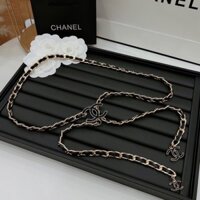 Đai váy áo xích phối da thả kiểu sang chảnh - Dây xích eo thắt váy