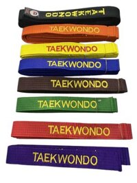 Đai võ thuật TEAKWONDO phong trào, 166V (Cái)