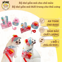Đai yếm dắt chó mèo đi dạo,đai yếm dắt thú cưng,bộ đồ dắt thú cưng đi dạo,bộ đồ dắt chó mèo-Kipet