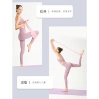 Đai Yoga Dây Đai Kháng Cự Dây Co Giãn Dây Đai Thể Dục Định Hình Dành Cho Nam Nữ Tập Mở Lưng Vai Nâng Hông Dây Co Giãn Kháng Cự