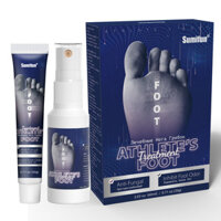Daily Goodies#sumifun Athlete's Foot Solution Set Foot Odor Relief Itching Spray and Cream Combination K5000512DFJX