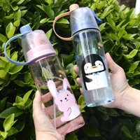 [Daily Preferred] Live Online Spray Cup Creative Children's Cartoon Summer Outdoor Sports Kettle Plastic Portable Direct Drinking Cup 1206 Fang