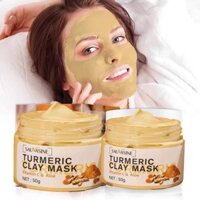 Daily Premium#[Antioxidant]Turmeric Clay Mask Cleansing Acne Exfoliating Pore Purifying2DAILY