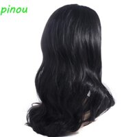 Dàiqiying Trang Phục Halloween Tóc Giả, Anime Cosplay Party Dài Đen Vai-Play Tóc Giả, 70s 80 Hippie Retro Full Head Nam Tổng Hợp Tóc Giả Hộp Đêm Thanh