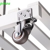 Dàiqiying Xoay Caster L Loại 4 Phụ Kiện Gia Đình Con Lăn Cao Su Mềm Bé Cũi Giường Bánh Xe
