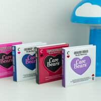 DAISO Album Ảnh Hoa Cúc Hàn Quốc care bears 2 Tầng album 20 Tờ 80 Túi