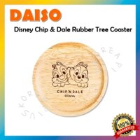 DAISO DISNEY Đế Lót Ly Bằng Cao Su Hình Chip & Dale Và Daisyo 10.5Cm No.1040410