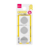 Daiso Pin Cúc Áo Lithium CR2032 3V Set 3 Pin