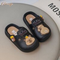 Daisy 's studio Hoạt Hình Dễ Thương capibala crocs Cho Trẻ Em Dép Đế Bằng Chống Trơn Trượt Tất Cả Trong Một