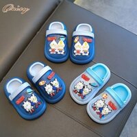 Daisy 's studio Ultraman kids Crocs dành cho bé trai và bé gái Dép lớn chống trượt trong nhà và ngoài trời mùa hè dành cho trẻ em