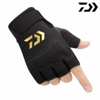 Daiwa Găng Tay Câu Cá Nam Ngón Găng Tay Bắn Súng Ngụy Trang Airsoft Xe Đạp Bảo Vệ Đi Xe Đạp Tập Thể Dục Săn Bắn Đi Bộ Đường Dài Găng Tay Quân Đội