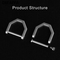 Daiya Titan Móng Ngựa Khóa 10mm / 17mm Nhẹ EDC Dụng Cụ Khóa Trang Sức