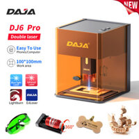 Daja DJ6 Pro Máy Khắc Laser Nâng Cấp Mới Khắc Bảo Vệ Hoàn Toàn Cho Kim Loại In Thép Không Gỉ Acrylic Chó-Túi Giấy Máy In Tre Gỗ Da Nhựa DIY