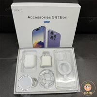 DAJII Ốp điện thoại hộp năm mảnh Deluxe ốp lưng Compatible For iPhone 16 15 14 13 12 11 Pro Max 7 8 Plus