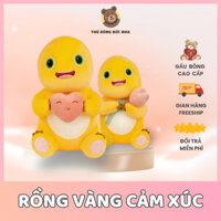 [Đắk Lắk Giao 1 Ngày] Thú Nhồi Bông Rồng Sữa Ôm Tim, Ôm Hoa – Gấu Bông Siêu Mềm Mịn