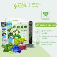 Dalahouse Bột Rau Củ Hữu Cơ Nguyên Chất hộp 60g Cần Tây, Củ Dền, Rau Má, Tía Tô, Diếp Cá, Hoa Đậu Biếc, Lúa Mì, Bó Xôi
