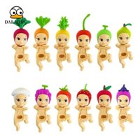 Dalaohu 12 Cái Sonnys Angels Nhân Vật Hành Động, Mũ Trái Cây Nake Body Sonnys Angels Hình Đồ Chơi, Trang Trí Ngẫu Nhiên Cà Chua Dâu Sonnys Thiên Thần Đồ Chơi Mô Hình Đồ Trang Trí Xe Hơi