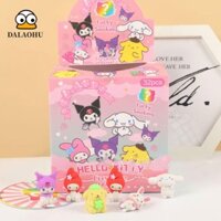 Dalaohu 32 Cái / bộ Melody Anime Hình, Anime Ngoại Vi Hoạt Hình Gấu Bơ Bút Chì Tẩy, Sinh Viên Văn Phòng Phẩm Mẫu TPR 32 Cái / bộ Hoạt Hình Labubububu Đồ Chơi Mô Hình Đồ Chơi Trẻ Em