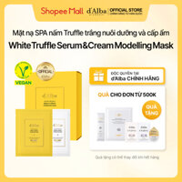 [d'Alba Official] Mặt nạ SPA nấm Truffle trắng nuôi dưỡng và cấp ẩm White Truffle Serum & Cream Modelling Mask (Mặt nạ 4pcs & bát chuyên dụng)