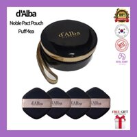 [d'Alba] Trang điểm cao quý Pact Pouch+Makeup Puff 4ea