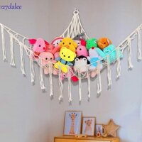 Dalee Đồ Chơi Sắp Xếp, Boho Thú Nhồi Bông Dung Tích Lớn Võng Lưới, Dễ Treo Đa Năng Tiết Kiệm Không Gian Dễ Dàng Lắp Đặt Bộ Sưu Tập Đồ Chơi Nhồi Bông Phòng Ngủ Bé Gái