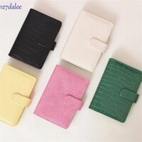 Dalee Notebook Cover Planner Book Diary Agenda Ring Binder Họa Tiết Cá Sấu Da PU 6 Nhẫn Notepad Cover