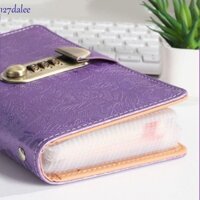 Dalee Tiết Kiệm Chất Kết Dính Tiền, 50 Tờ Nhúng Hoa Ngân Sách Chất Kết Dính Có Khóa, Quà Tặng Đặc Biệt Da PU Tiết Kiệm Sổ Tay Phong Bì Tiền Mặt Người Tổ Chức Văn Phòng Phẩm Tiếp Liệu