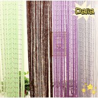 Dalia 1Mx2M Cửa Phòng Chia Pha Lê Thủy Tinh Chuỗi Hạt Màn Hình Tua Rua Cửa Rèm