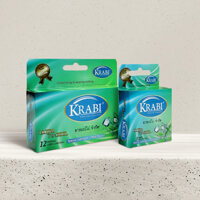 [Dalitek] Bao Cao Su Cao Cấp Krabi Siêu Mỏng - Hương Bạc Hà (Hộp 12 Chiếc)