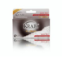 [Dalitek] Bao Cao Su Cao Cấp Krabi 3in1 Gân/ Gai/ Gel Bôi Trơn (Hộp 3 Chiếc)