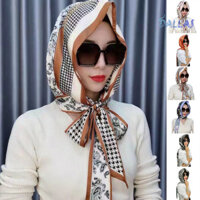 [Dall] Chống Nắng Trang Trí Mũ Turban Hai Mặt In Đầu Lụa Giả Quấn Khăn Phụ Kiện Trang Phục