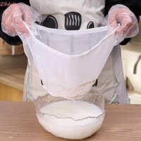 Dalton 10 Chiếc Túi Lọc Sữa Đậu Nành, Túi Lọc Lưới Miệng Lớn Dây Rút, Túi Lọc Nylon Bền Có Thể Tái Sử Dụng Rau Củ