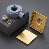 Dalton Ống xả rác sàn vuông, Chèn gạch 304 Ống thoát nước dòng chảy lớn bằng thép không gỉ, Phụ kiện thoát nước bền bỉ Vòi sen chống mùi Nhà bếp