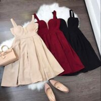 Đầm 2 dây cúp ngực