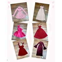 Đầm 2 dây ngắn, đầm dài tay thanh lý_tll05