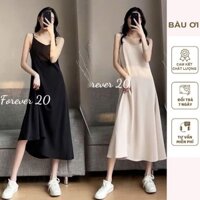 ĐẦM 2 DÂY NỮ ĐIỆU ĐÀ CHẤT MỀM ĐẸP CHO MẸ BẦU MẶC ĐI BIỂN ĐI DẠO XINH X177 VÁY THỜI TRANG MẶC NHÀ