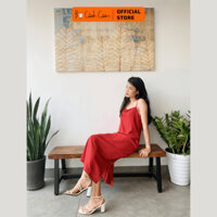Đầm 2 Dây Suông Kiểu Dáng Basic Linen - BỌ CÁNH CAM