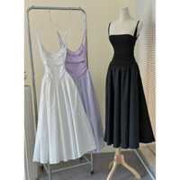 đầm 2s kèm áo ống phối kaki mềm