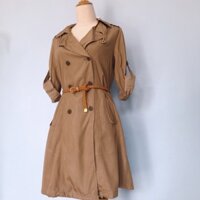 Đầm 6 nút kiểu trend coats