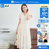 Đầm A xòe rã tầng thời trang GUMAC DE04061