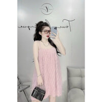 Đầm Baby Doll lông vũ - Đàm dễ thương