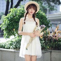 Đầm Baby Doll Phối Ren Lưới HQ 369 879