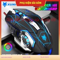 Đảm bảo chất lượng Chuột chơi game dây XUN FOX H3, ánh sáng phù hợp máy tính và laptop, chơi LOL, văn phòng, kinh doanh