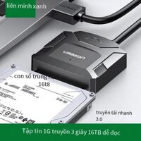 Đảm bảo chất lượng green link sata to usb3.0 cáp truyền dữ liệu ổ cứng easy drive line giao diện ngoài máy tính để bàn 2.53.5 inch - bộ đồ 3,5 inch