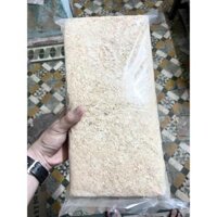 Dăm bào mùn cưa gỗ tự nhiên ép khối Bịch 1kg  bao PE Dùng lót chuồng hamster, bọ, thỏ , gà, ngựa, làm chất đốt - 1 bịch