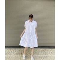 Đầm bầu công sở mùa hè kết hợp sau sinh chất mát