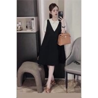 Đầm bầu công sở mùa hè shopanhthu váy bầu thiết kế chất mát freesize dưới 70kg